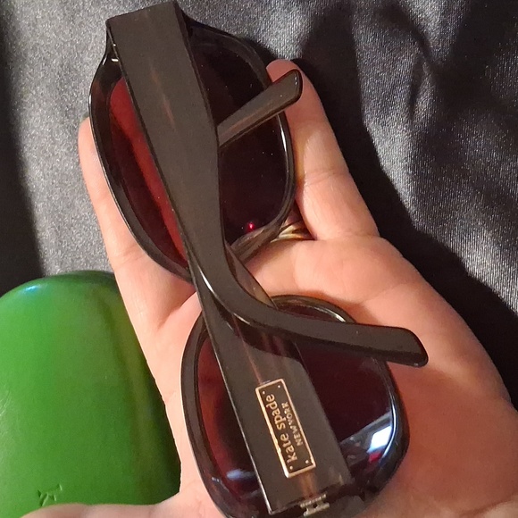 Kate Spade Lilly Tortoise Sunglasses with Green Case No Scratches - Picture 16 of 16